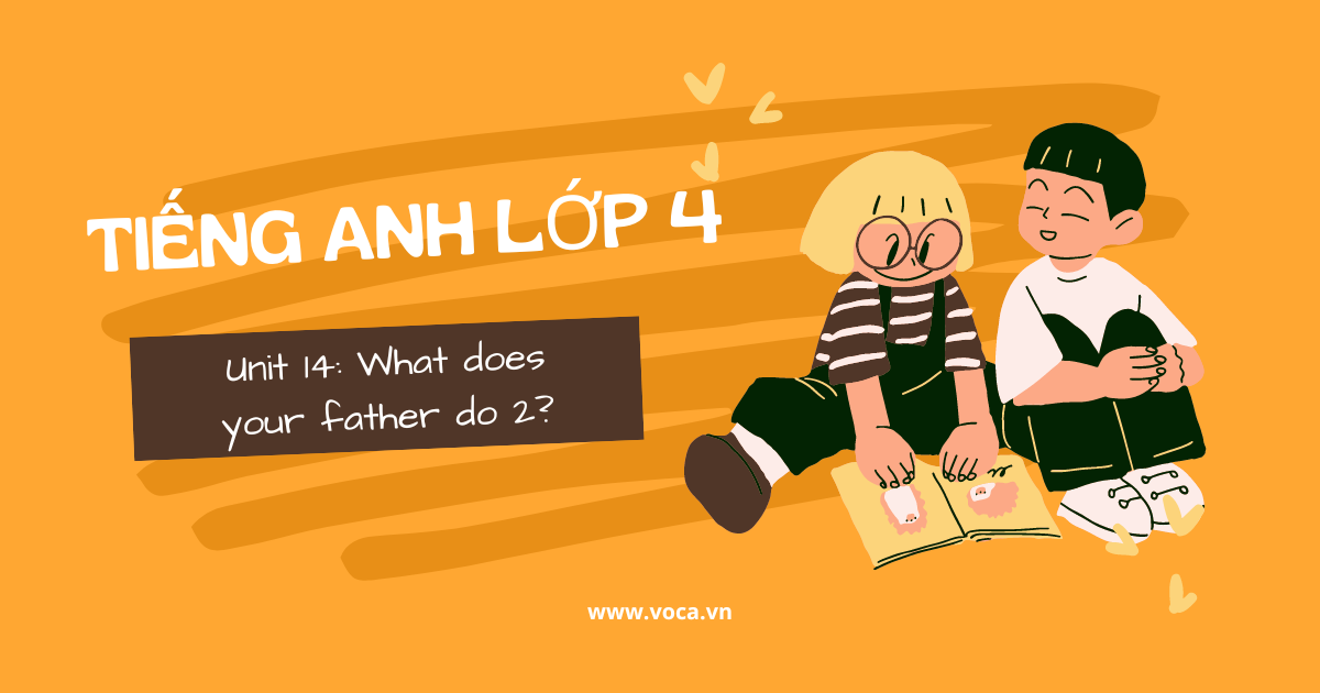 Từ vựng tiếng Anh lớp 4 | Unit 14: What does your father do 2? (Bố bạn làm nghề gì? 2)